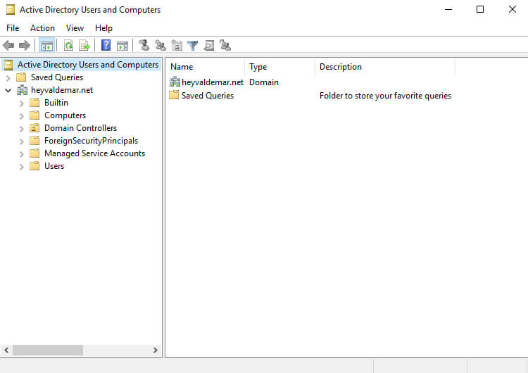 Install Active Directory Domain Services on Windows Server 2019