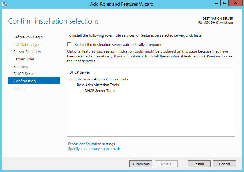 Install and Configure DHCP Server on Windows Server 2012 R2