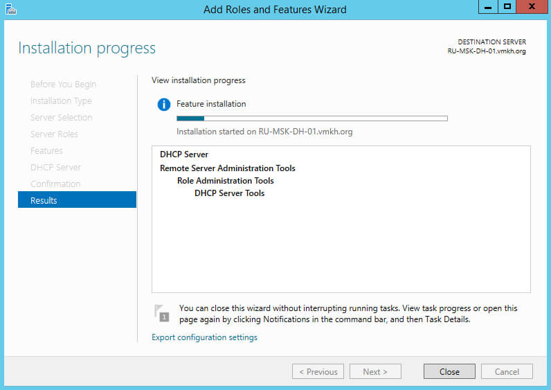 Install and Configure DHCP Server on Windows Server 2012 R2