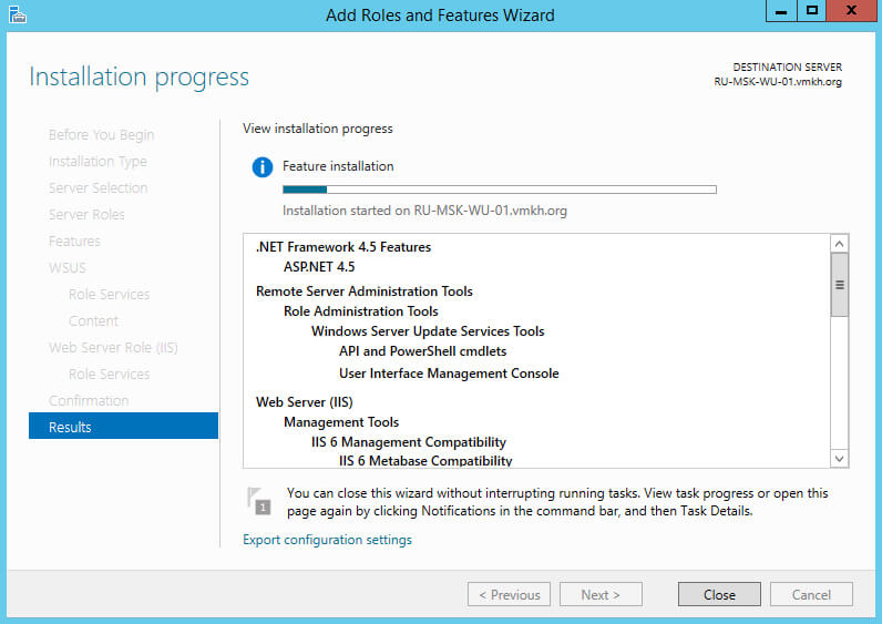 Install and Configure Windows Server Update Services on Windows Server 2012 R2