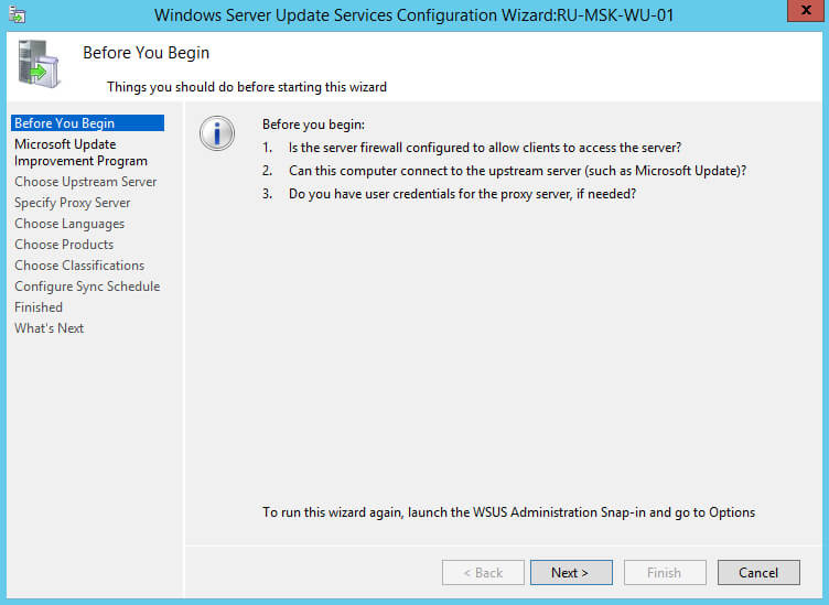 Install and Configure Windows Server Update Services on Windows Server 2012 R2