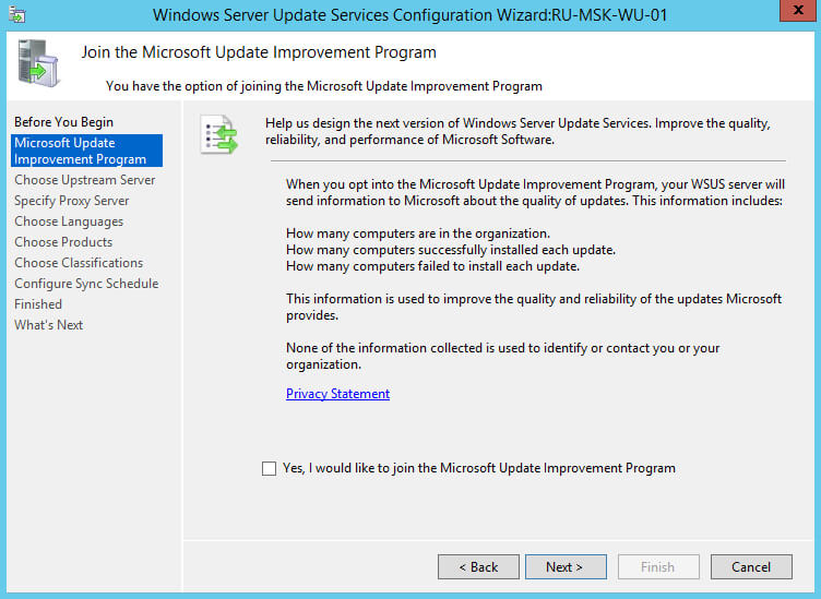 Install and Configure Windows Server Update Services on Windows Server 2012 R2