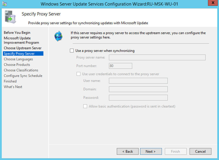 Install and Configure Windows Server Update Services on Windows Server 2012 R2