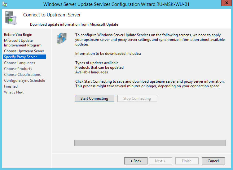 Install and Configure Windows Server Update Services on Windows Server 2012 R2