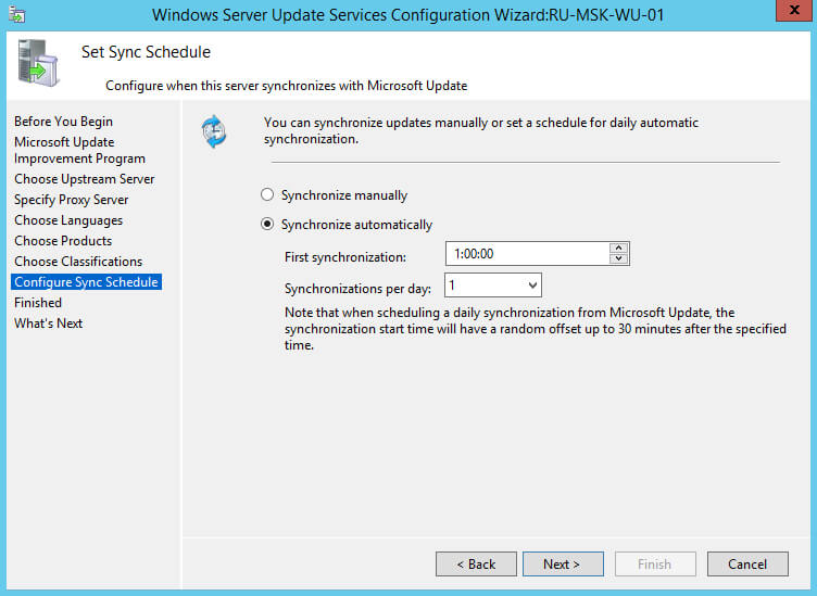 Install and Configure Windows Server Update Services on Windows Server 2012 R2