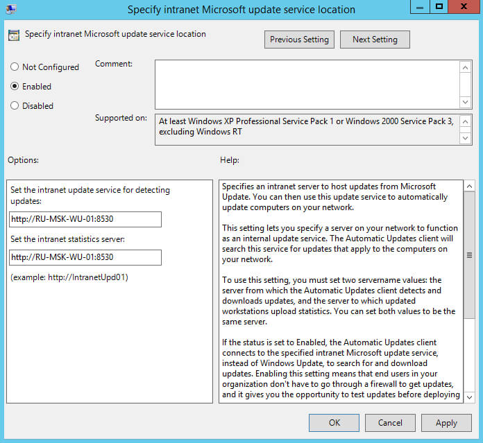 Install and Configure Windows Server Update Services on Windows Server 2012 R2