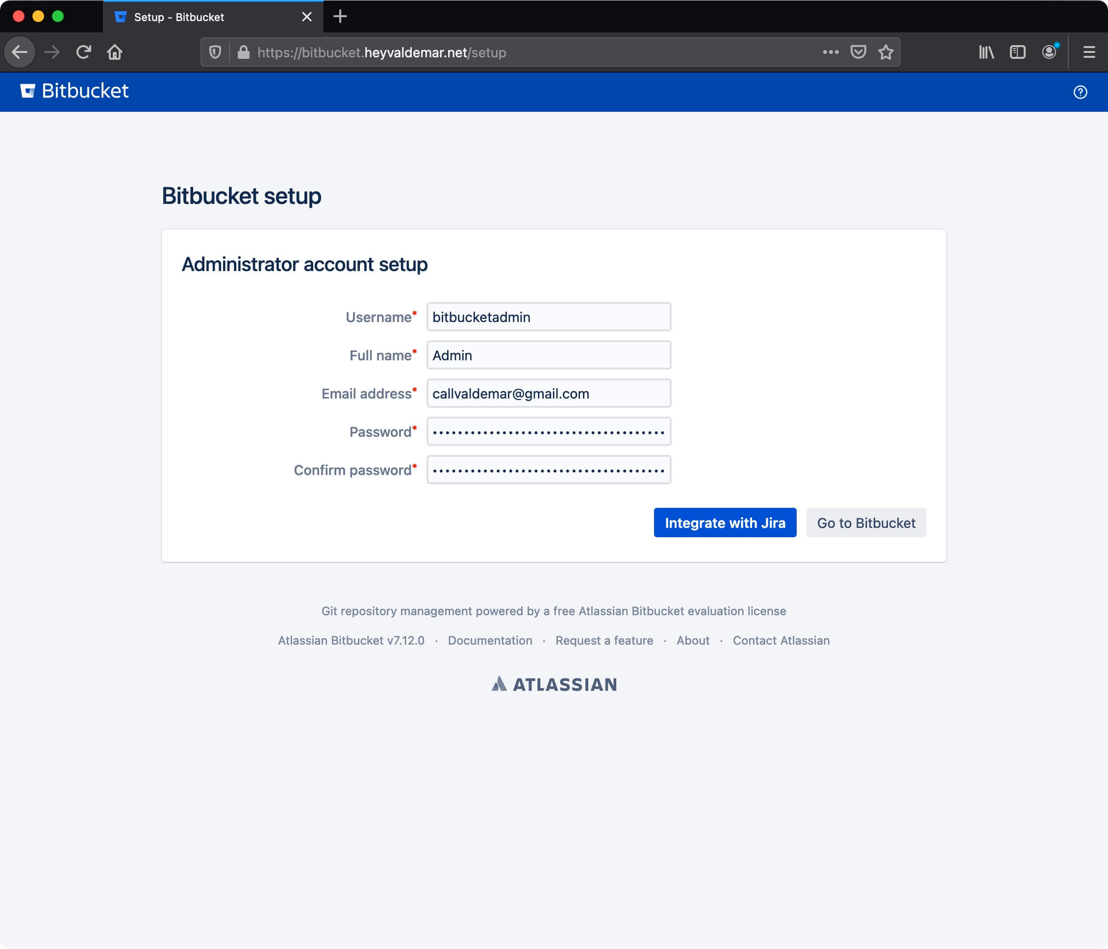 Install Bitbucket on Ubuntu Server