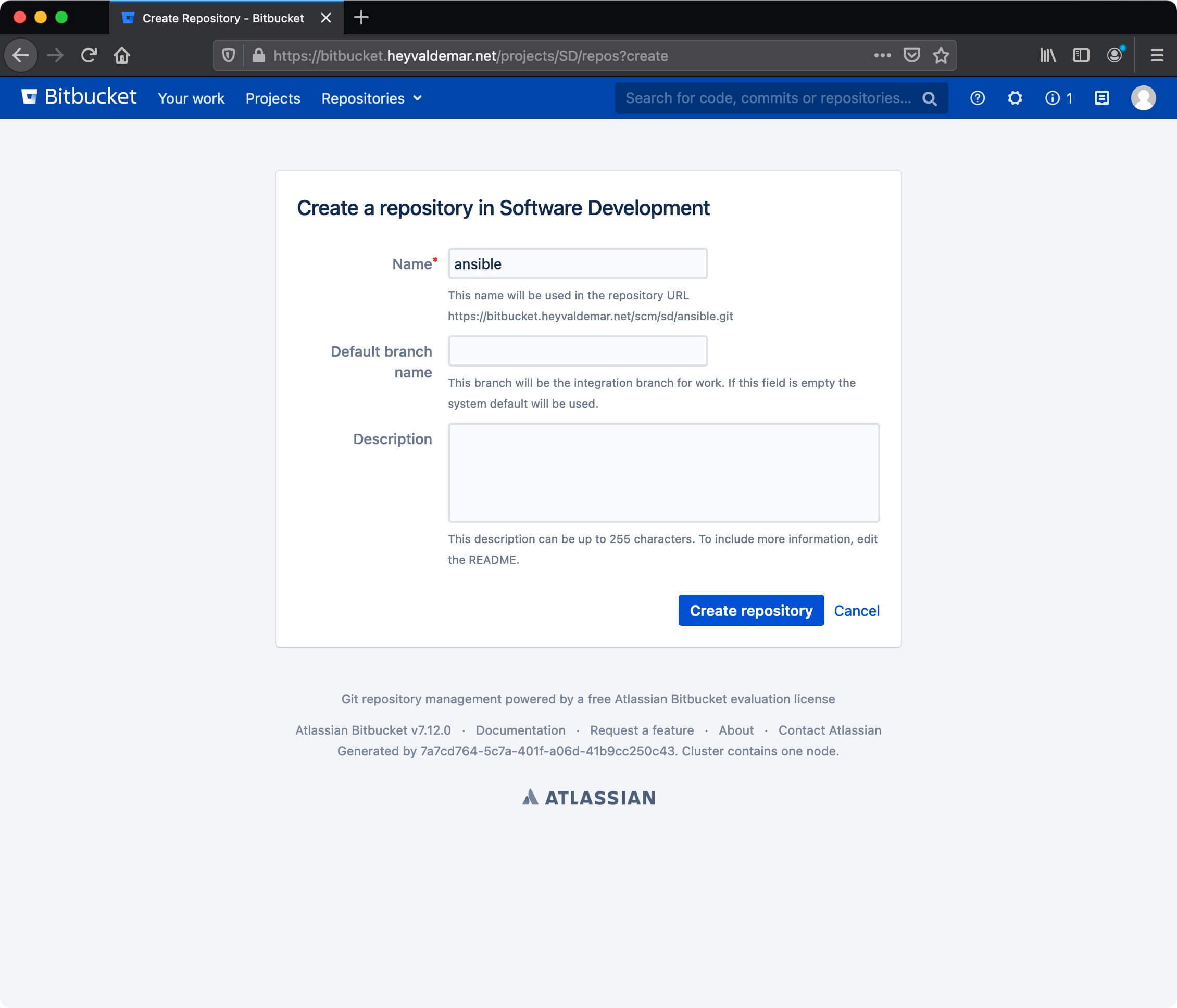 Install Bitbucket on Ubuntu Server