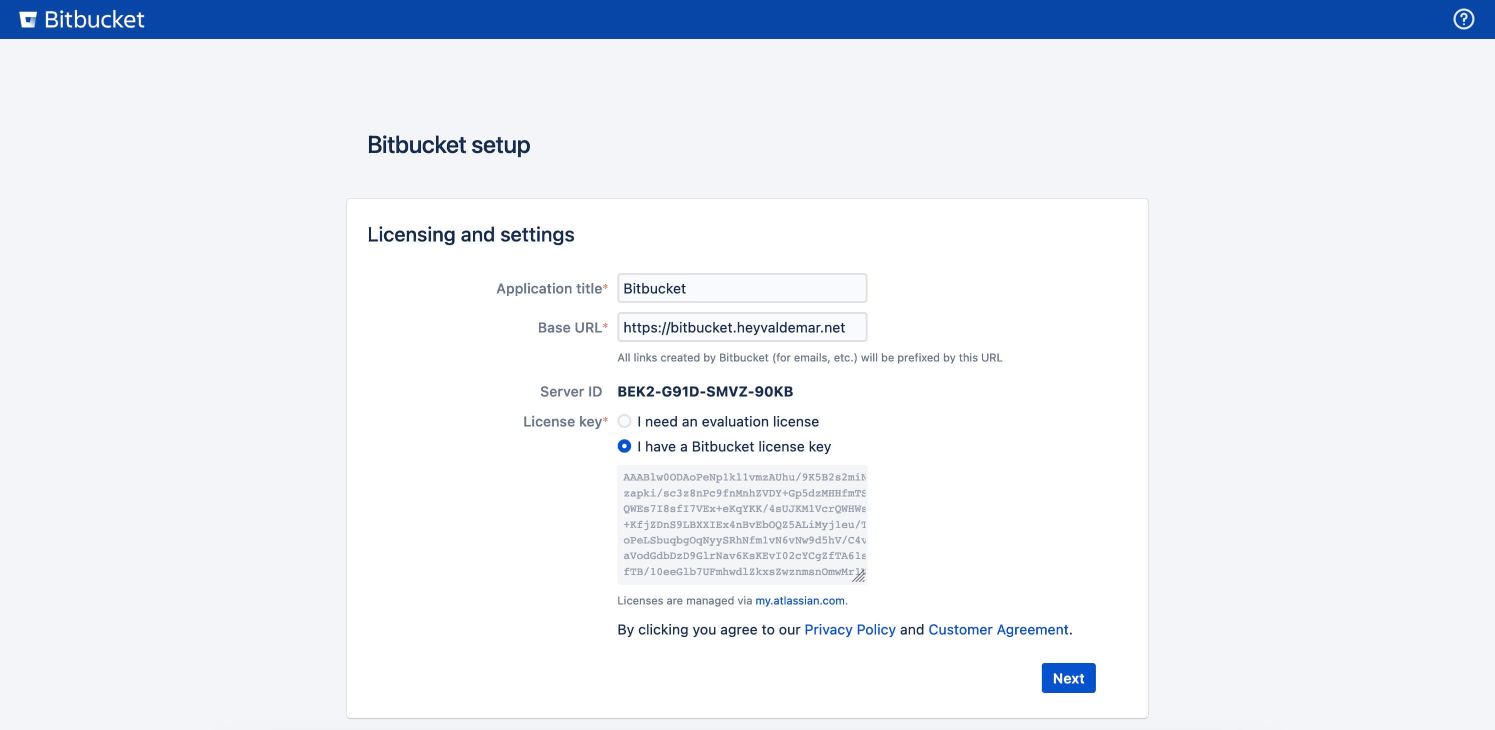 Install Bitbucket Using Docker Compose