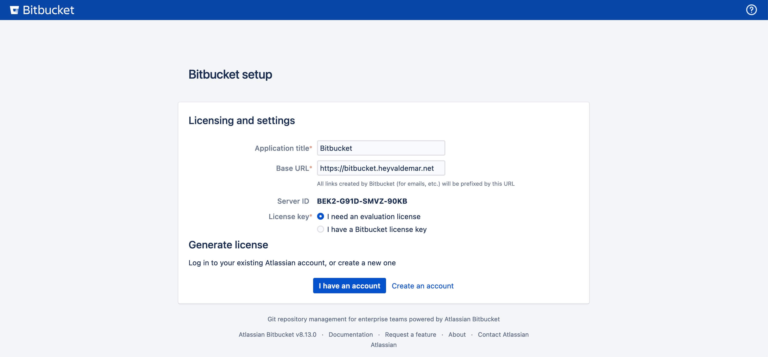 Install Bitbucket Using Docker Compose