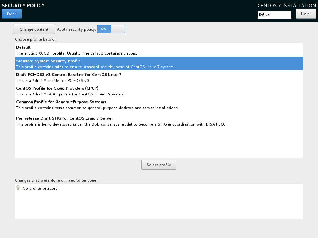 Install CentOS 7 Minimal