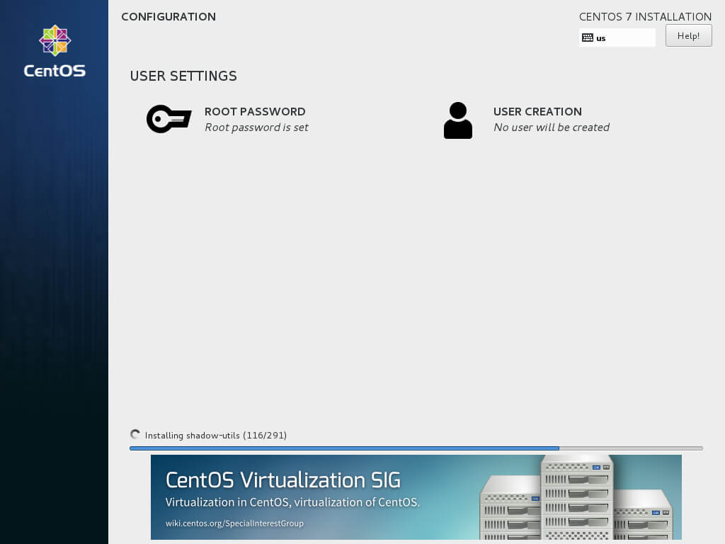 Install CentOS 7 Minimal