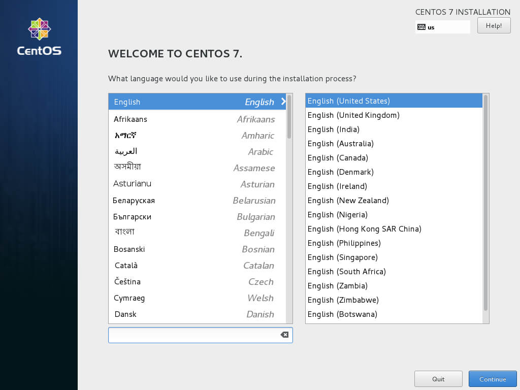 Install CentOS 7 Minimal