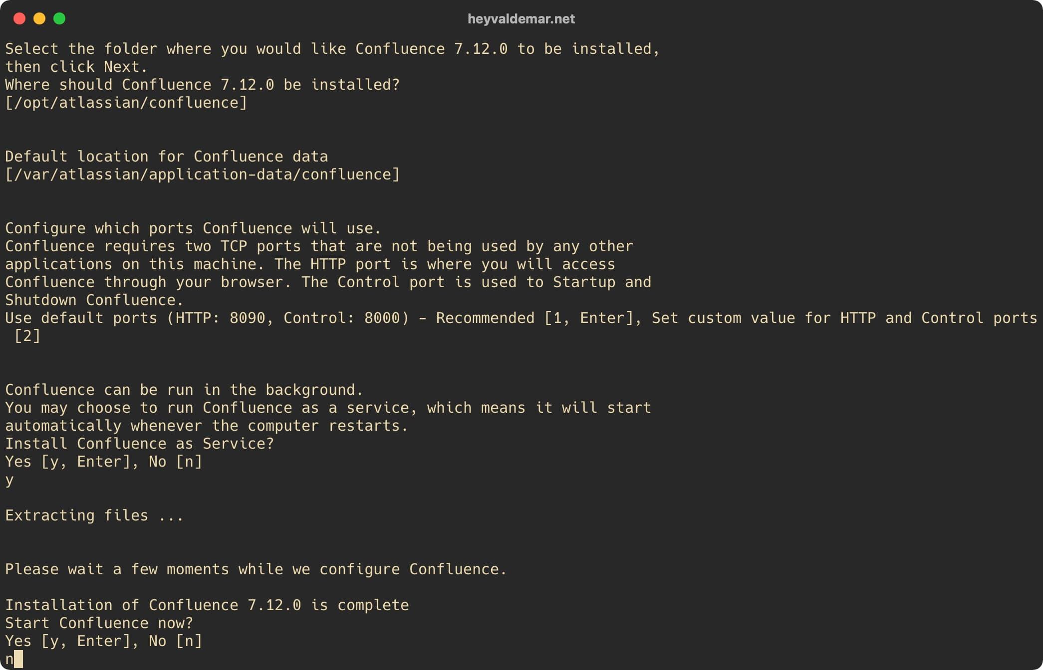 Install Confluence on Ubuntu Server