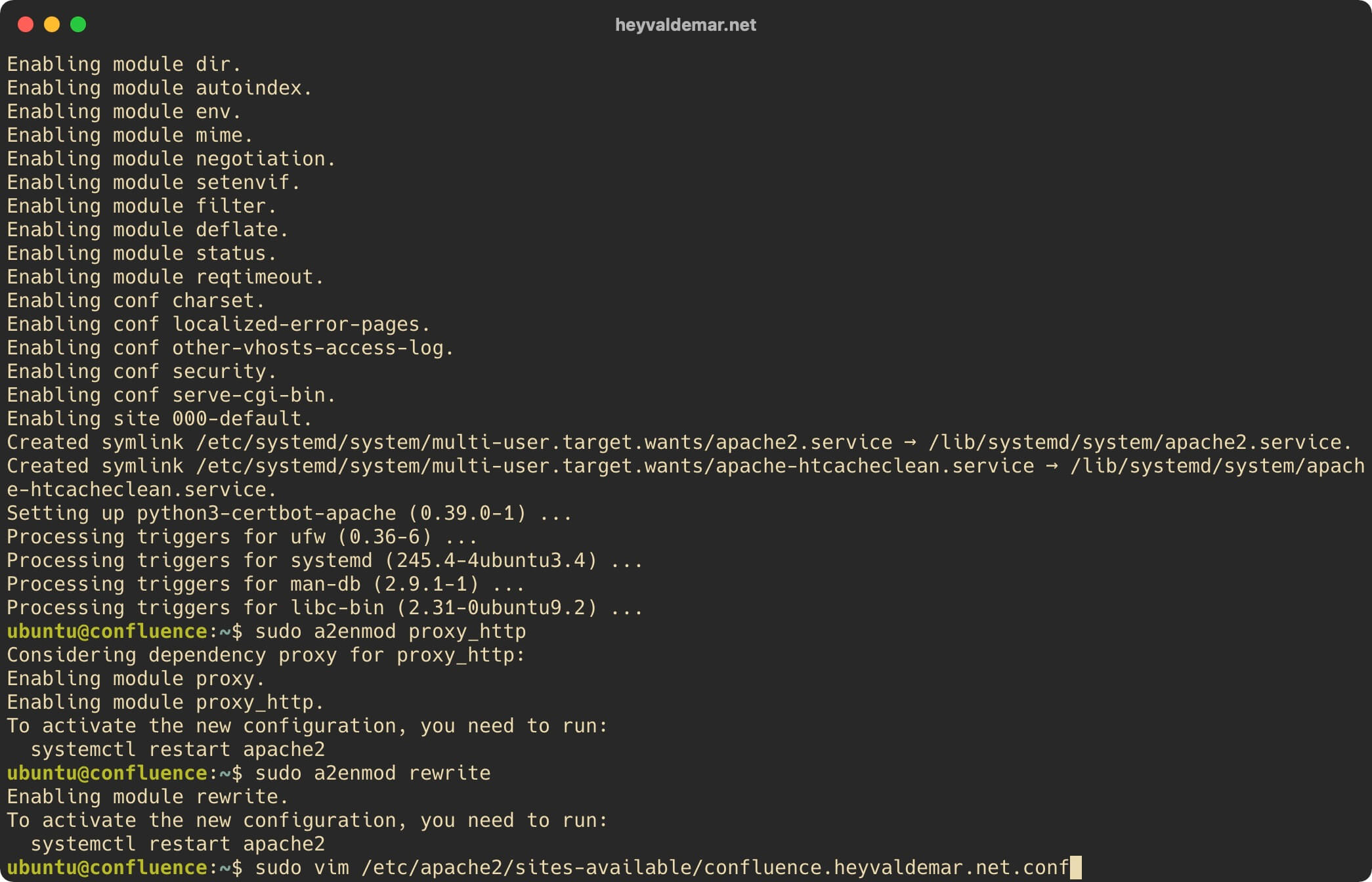 Install Confluence on Ubuntu Server