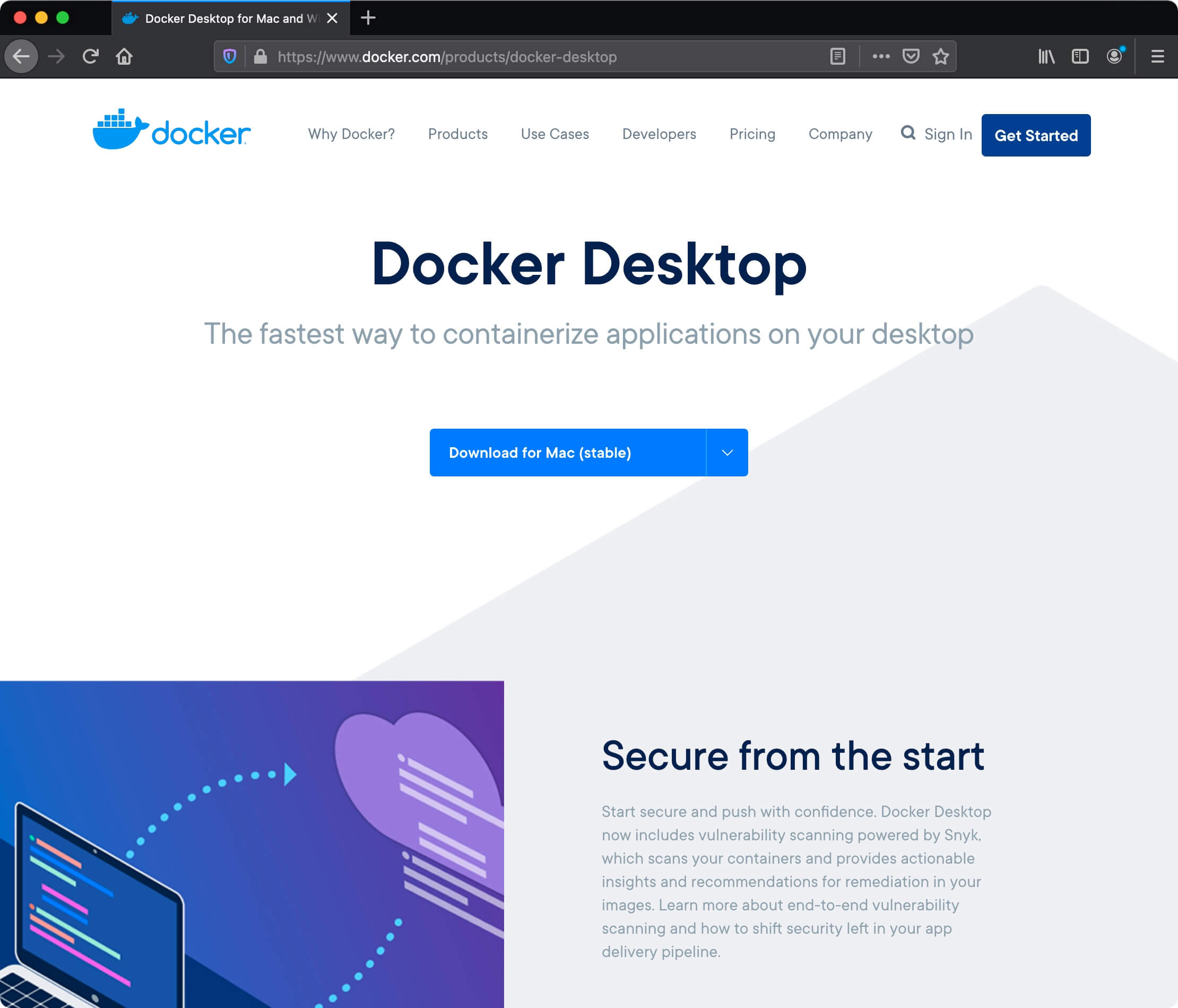 Install Docker Desktop on macOS