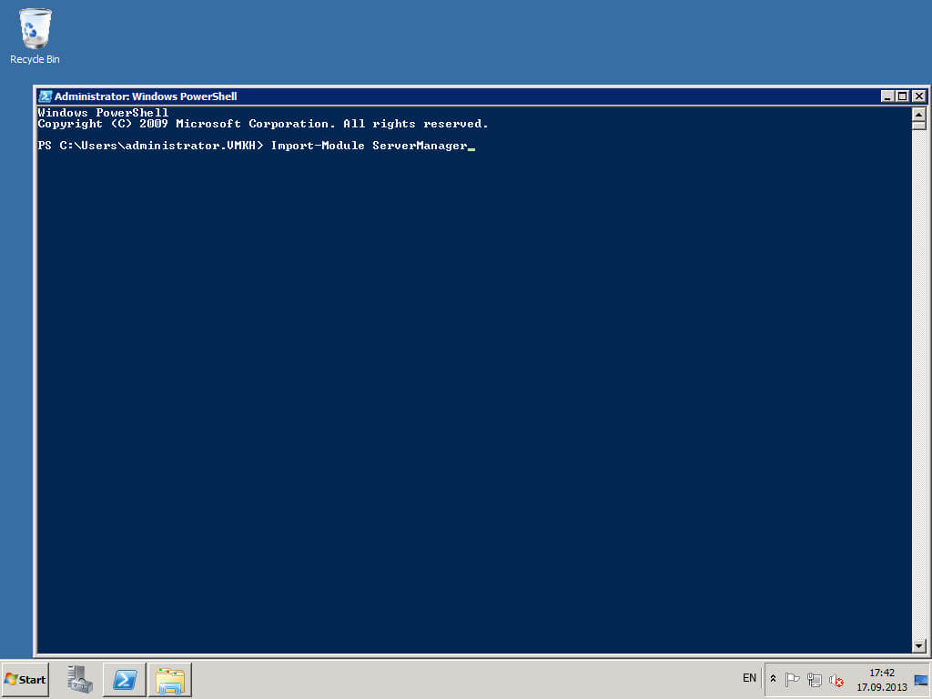 Install Exchange Server 2010