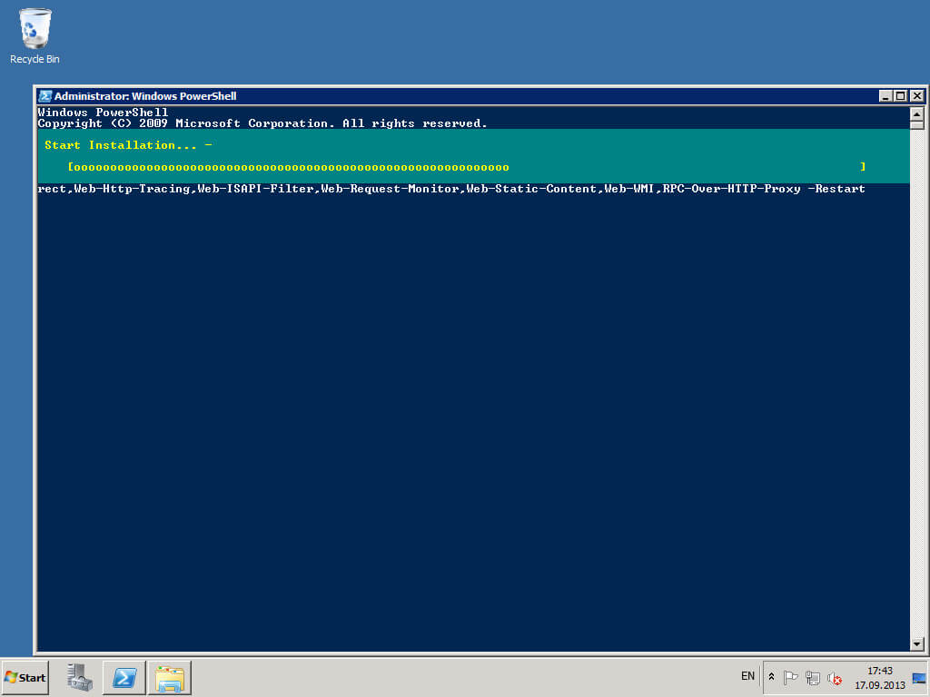 Install Exchange Server 2010