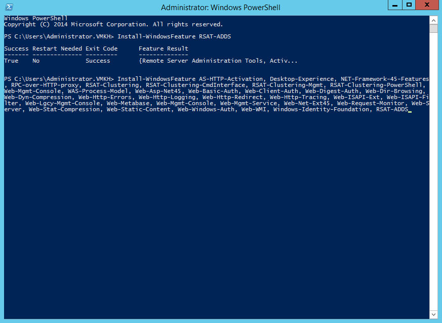 Install Exchange Server 2013