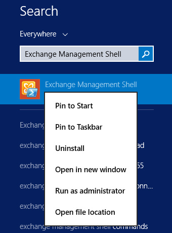 Install Exchange Server 2013