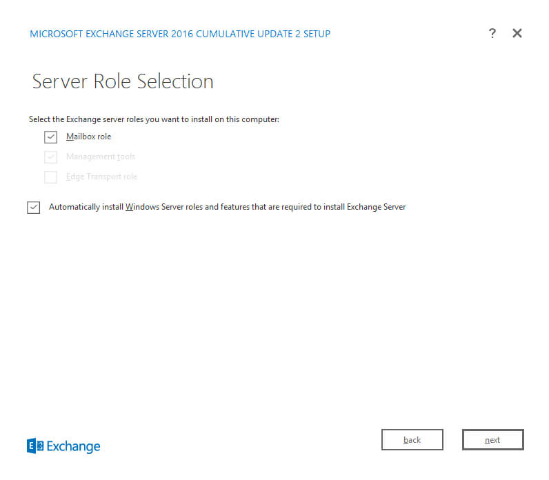 Install Exchange Server 2016 on Windows Server 2012 R2