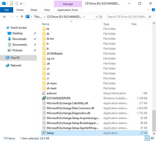 Install Exchange Server 2019 on Windows Server 2019