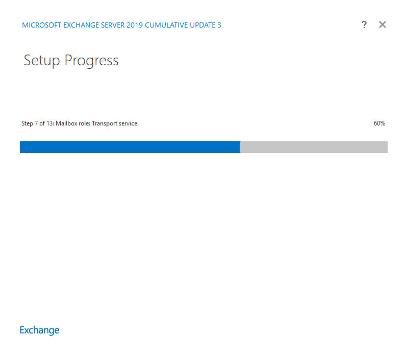 Install Exchange Server 2019 on Windows Server 2019