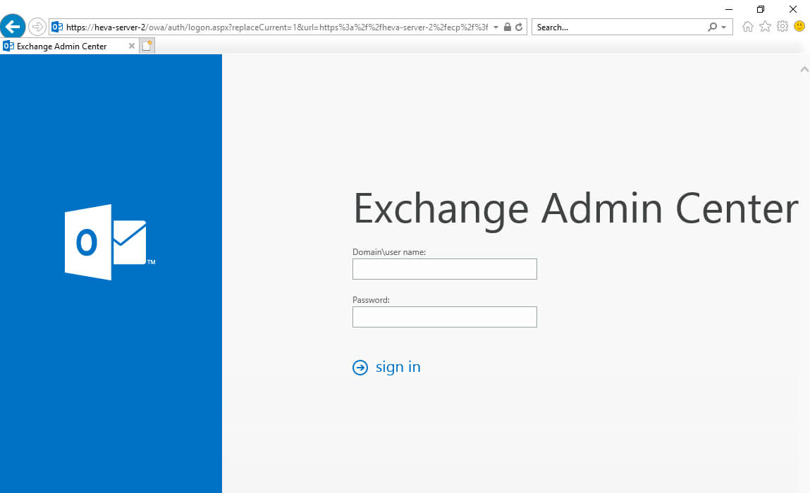 Install Exchange Server 2019 on Windows Server 2019