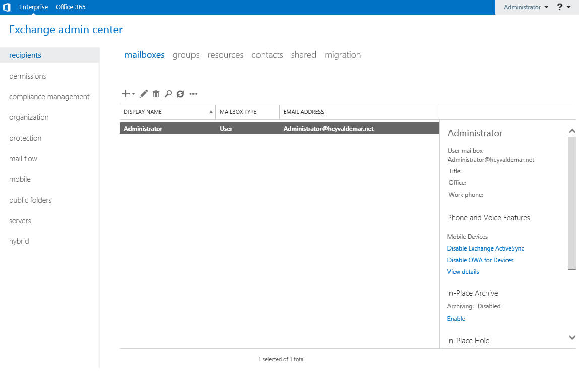 Install Exchange Server 2019 on Windows Server 2019