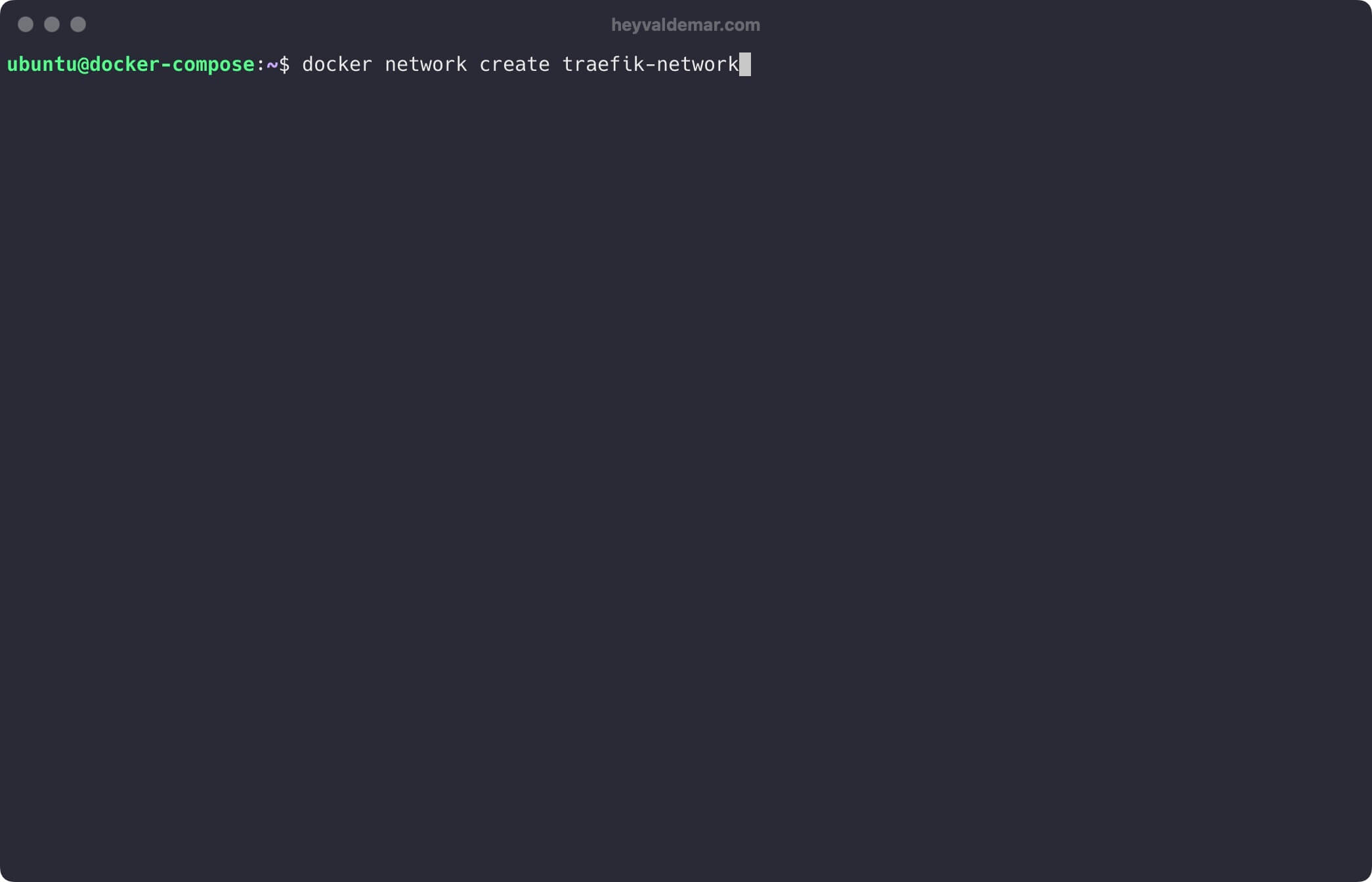 Install Gitea Using Docker Compose