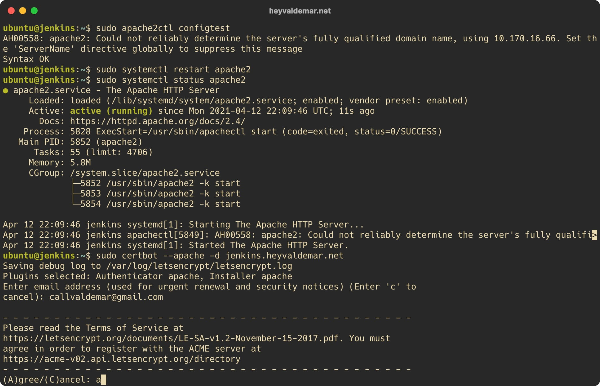 Install Jenkins on Ubuntu Server