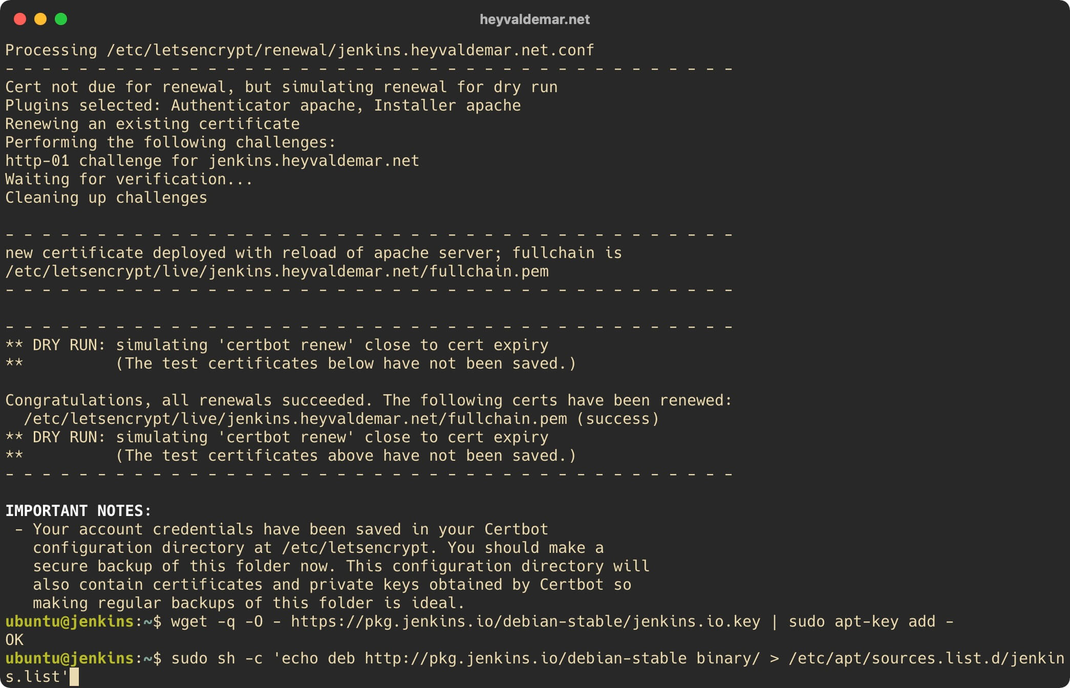 Install Jenkins on Ubuntu Server
