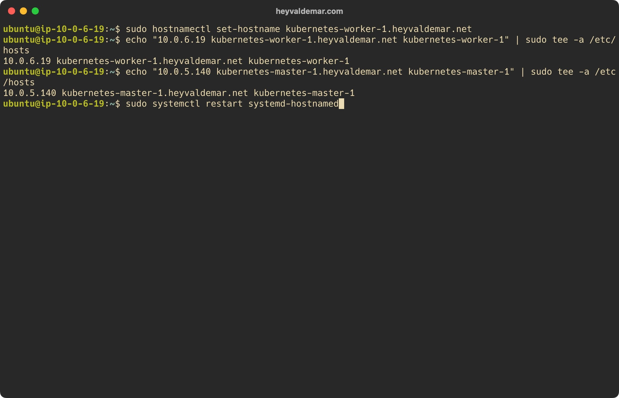 Install Kubernetes on Ubuntu Server 22.04 LTS