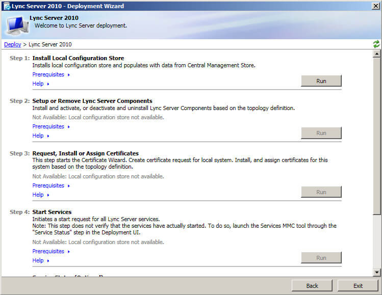 Install Lync Server 2010