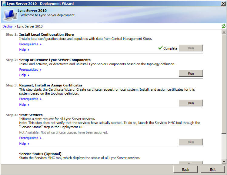 Install Lync Server 2010