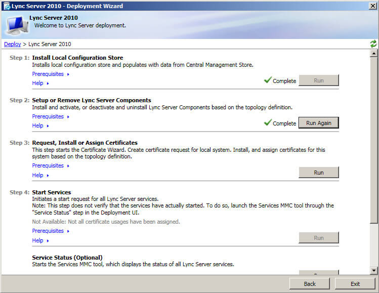 Install Lync Server 2010