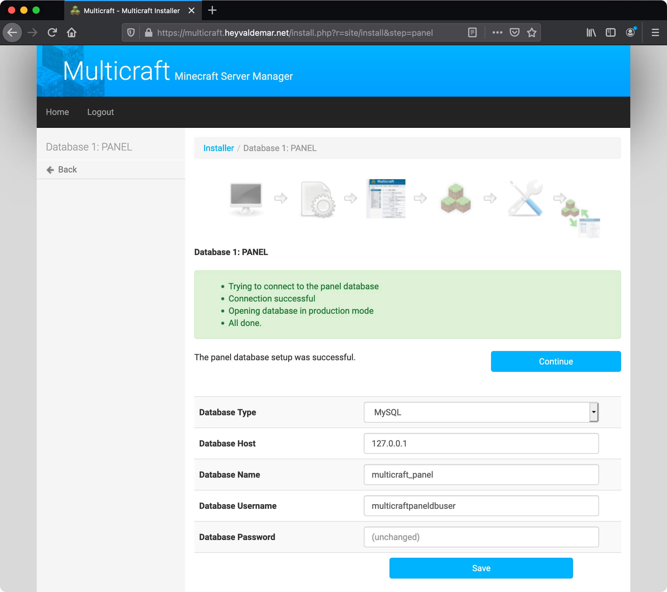 Install Multicraft on Ubuntu Server