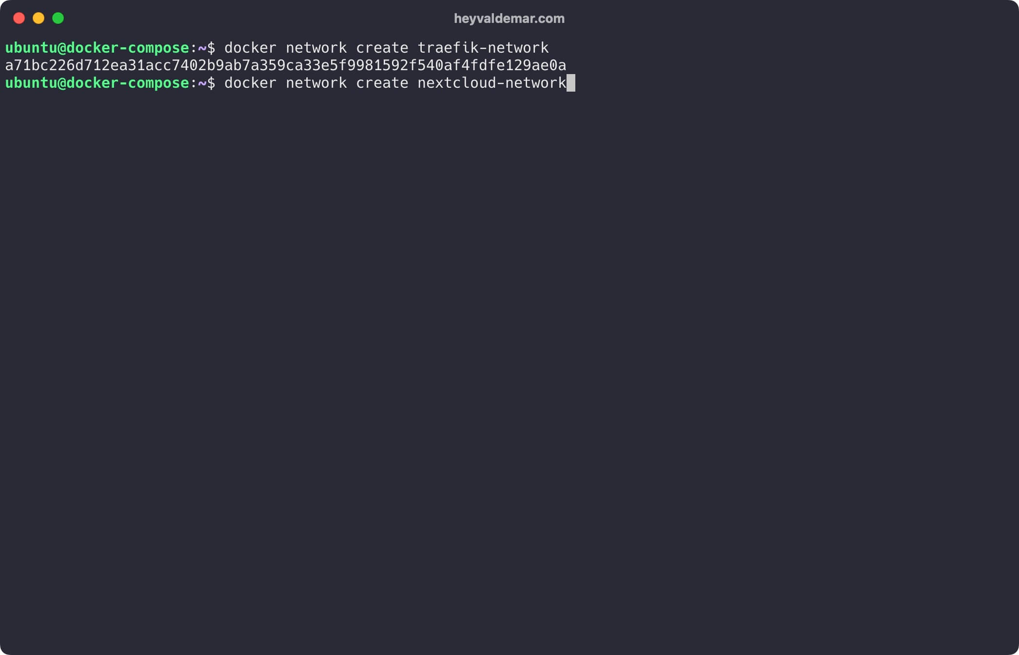 Install Nextcloud Using Docker Compose