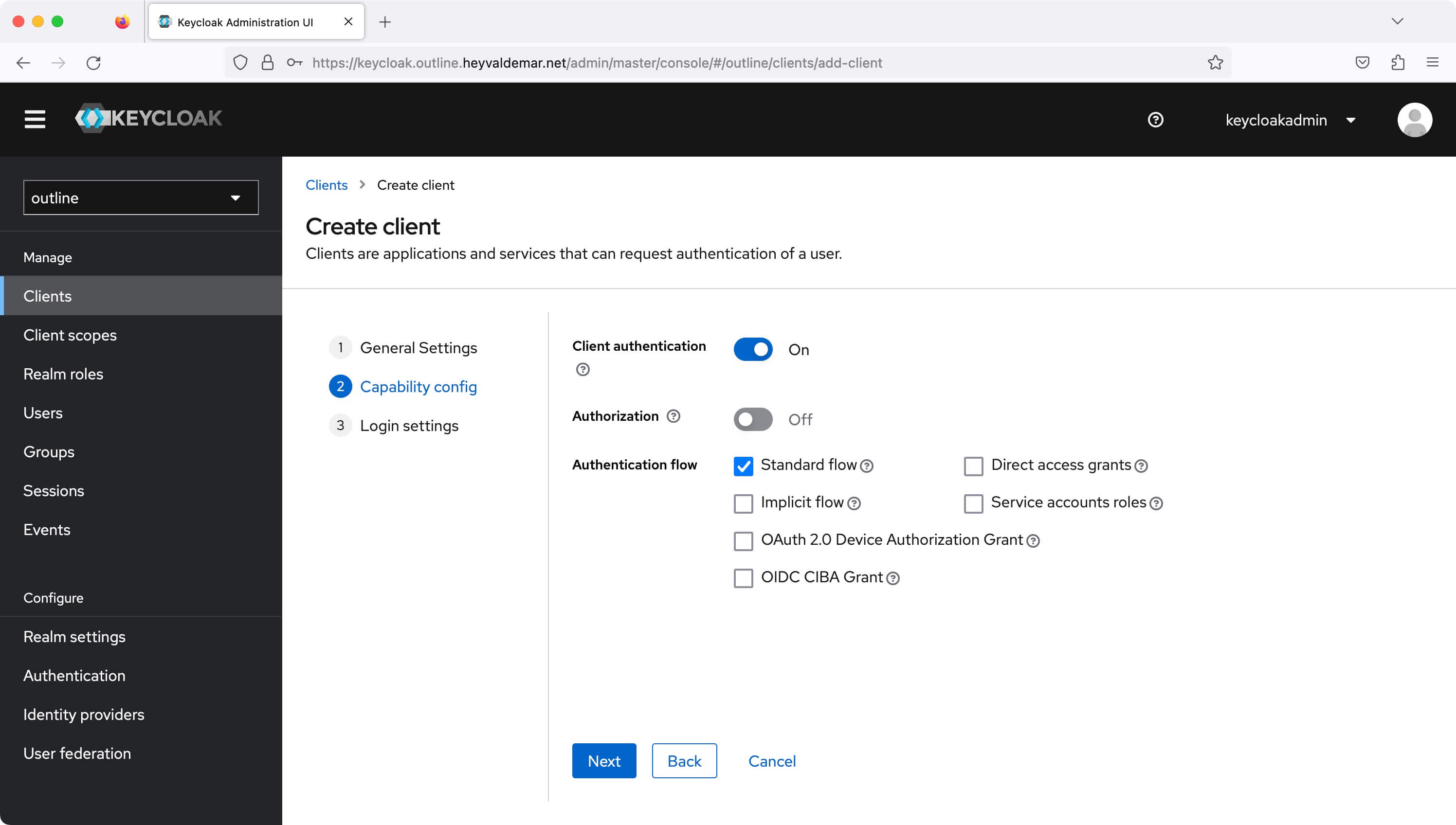 Install Outline and Keycloak Using Docker Compose