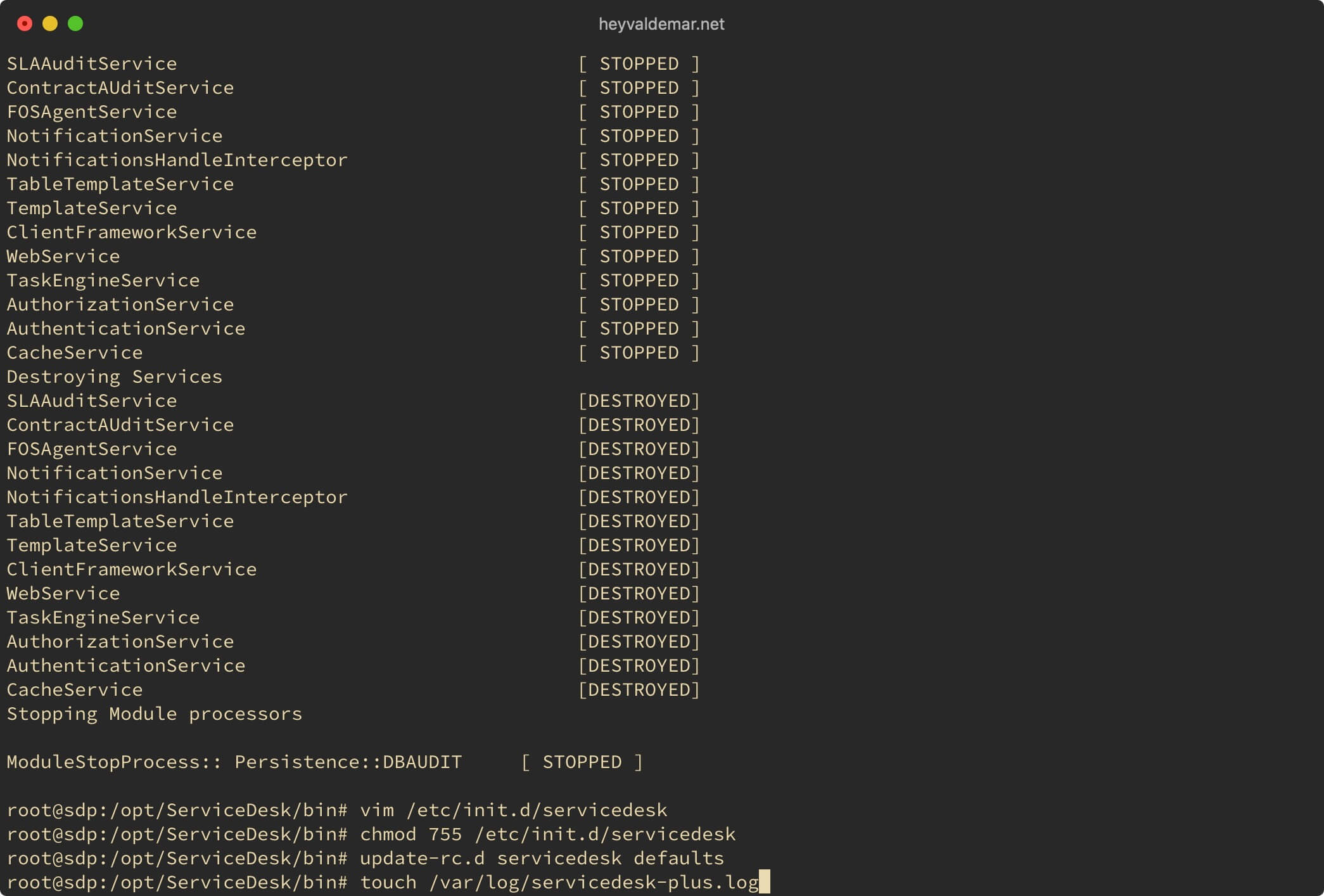 Install ServiceDesk Plus on Ubuntu Server