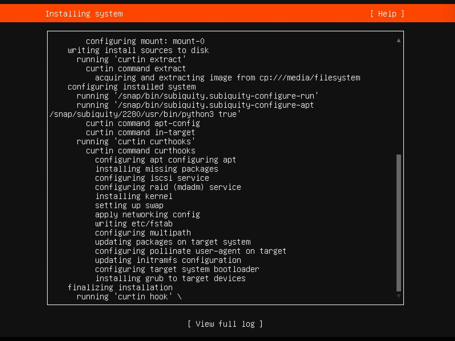 Install Ubuntu Server 20.04 LTS