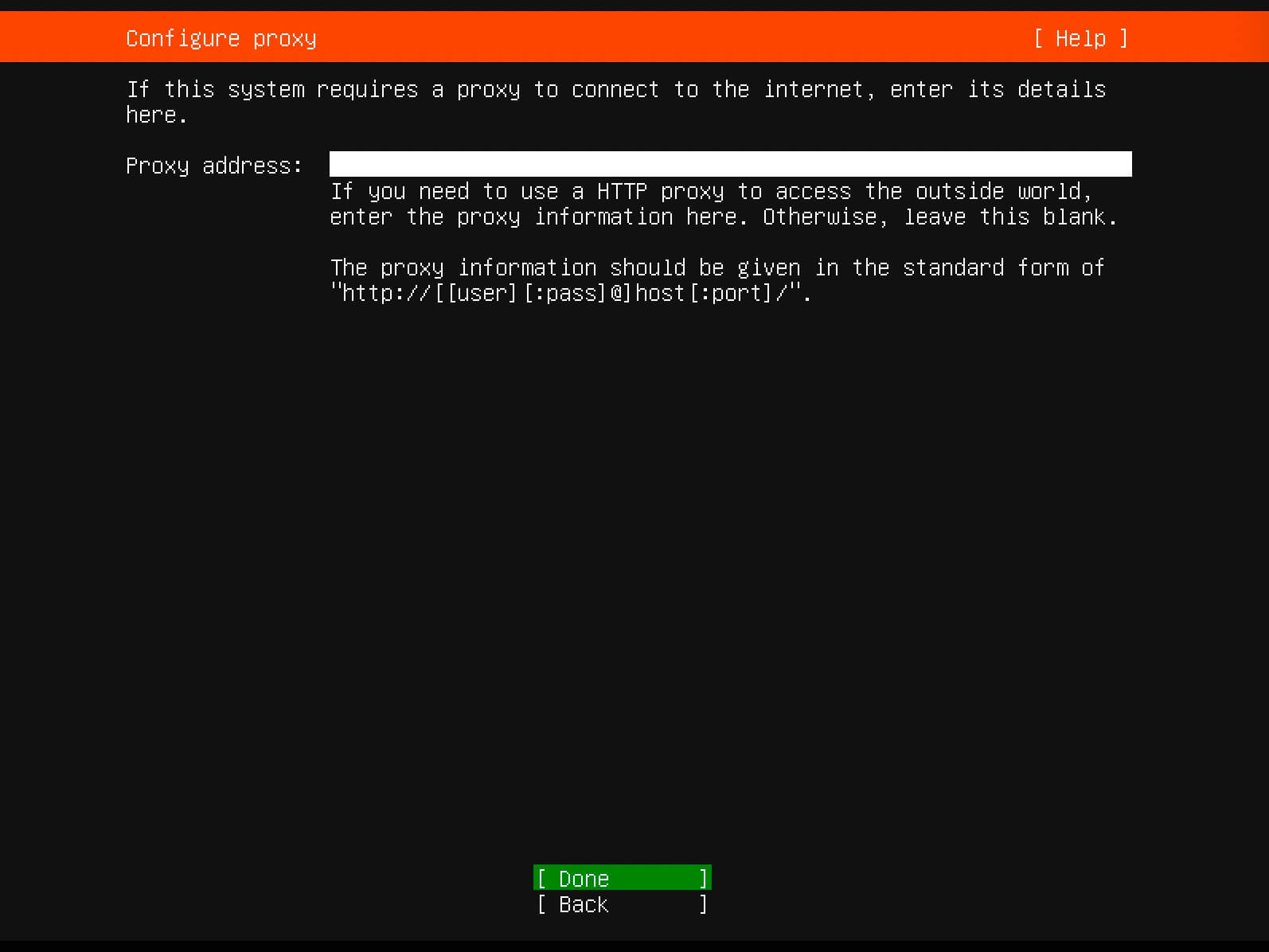 Install Ubuntu Server 20.04 LTS