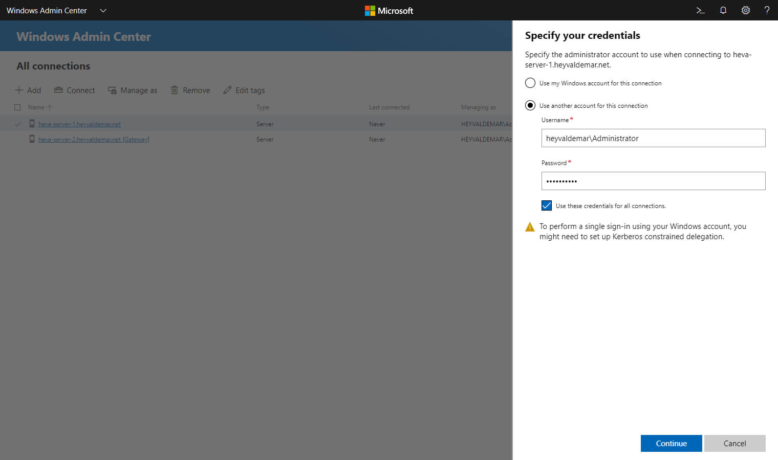 Install Windows Admin Center on Windows Server 2019 Server Core