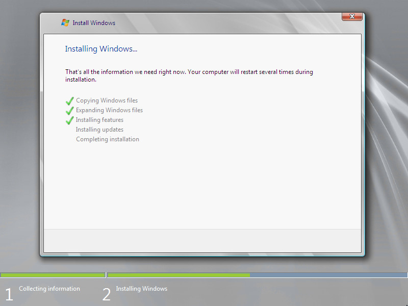 Install Windows Server 2008 R2