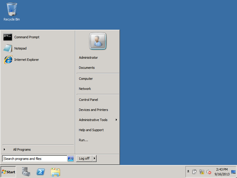 Install Windows Server 2008 R2