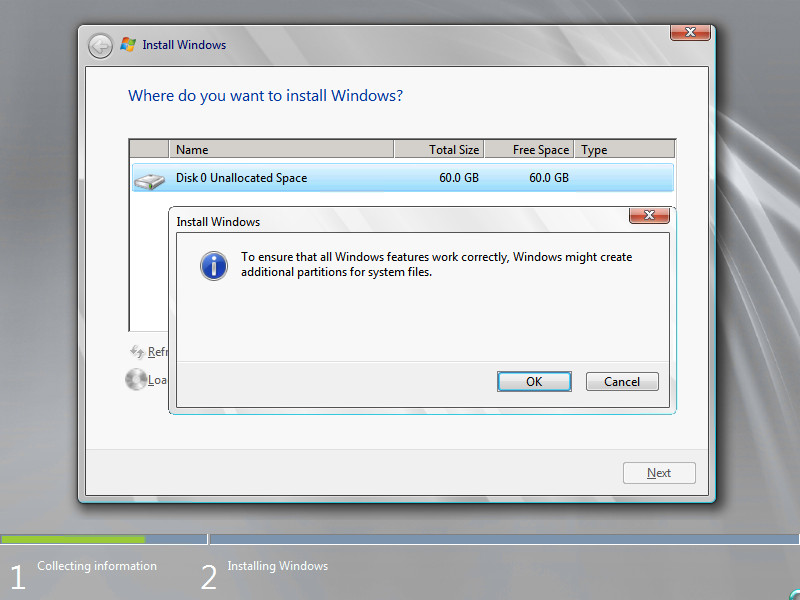 Install Windows Server 2008 R2