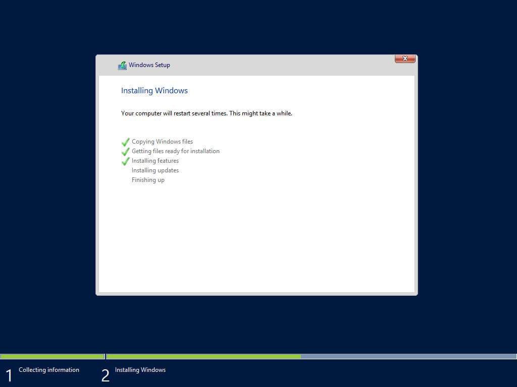 Install Windows Server 2012 R2