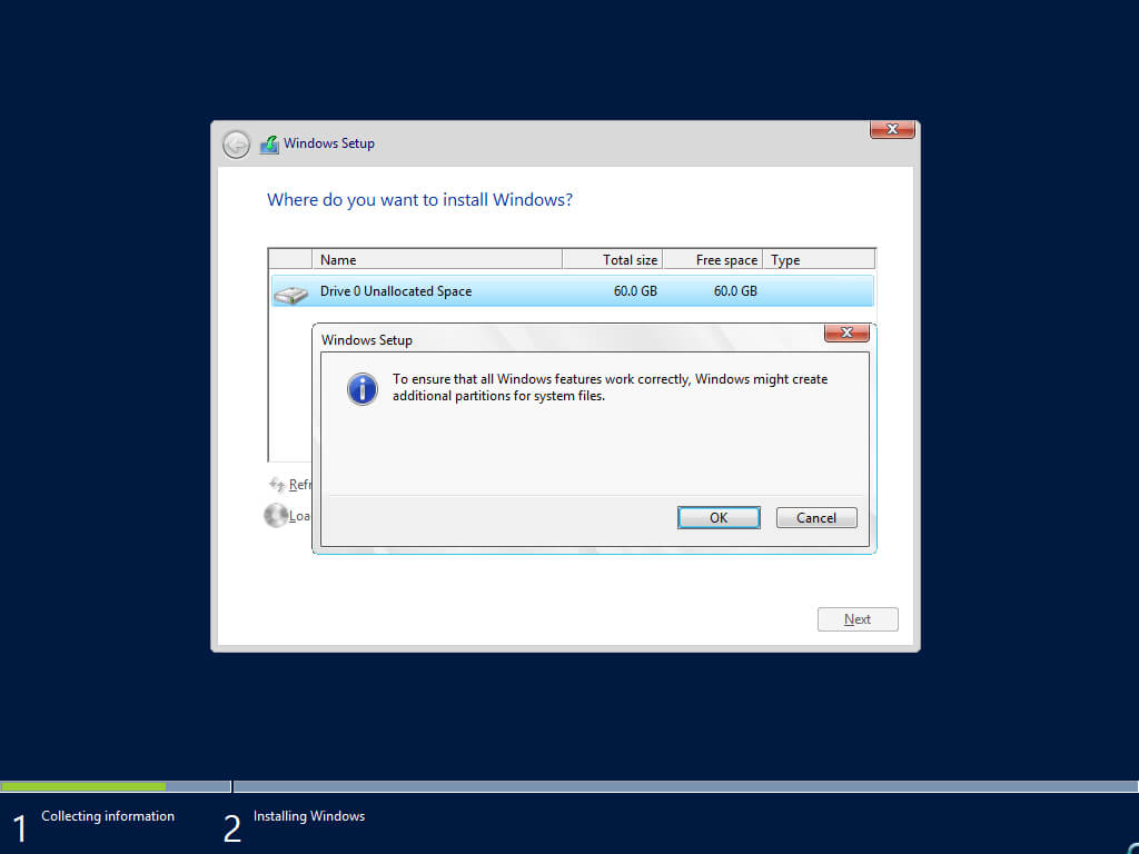 Install Windows Server 2012 R2