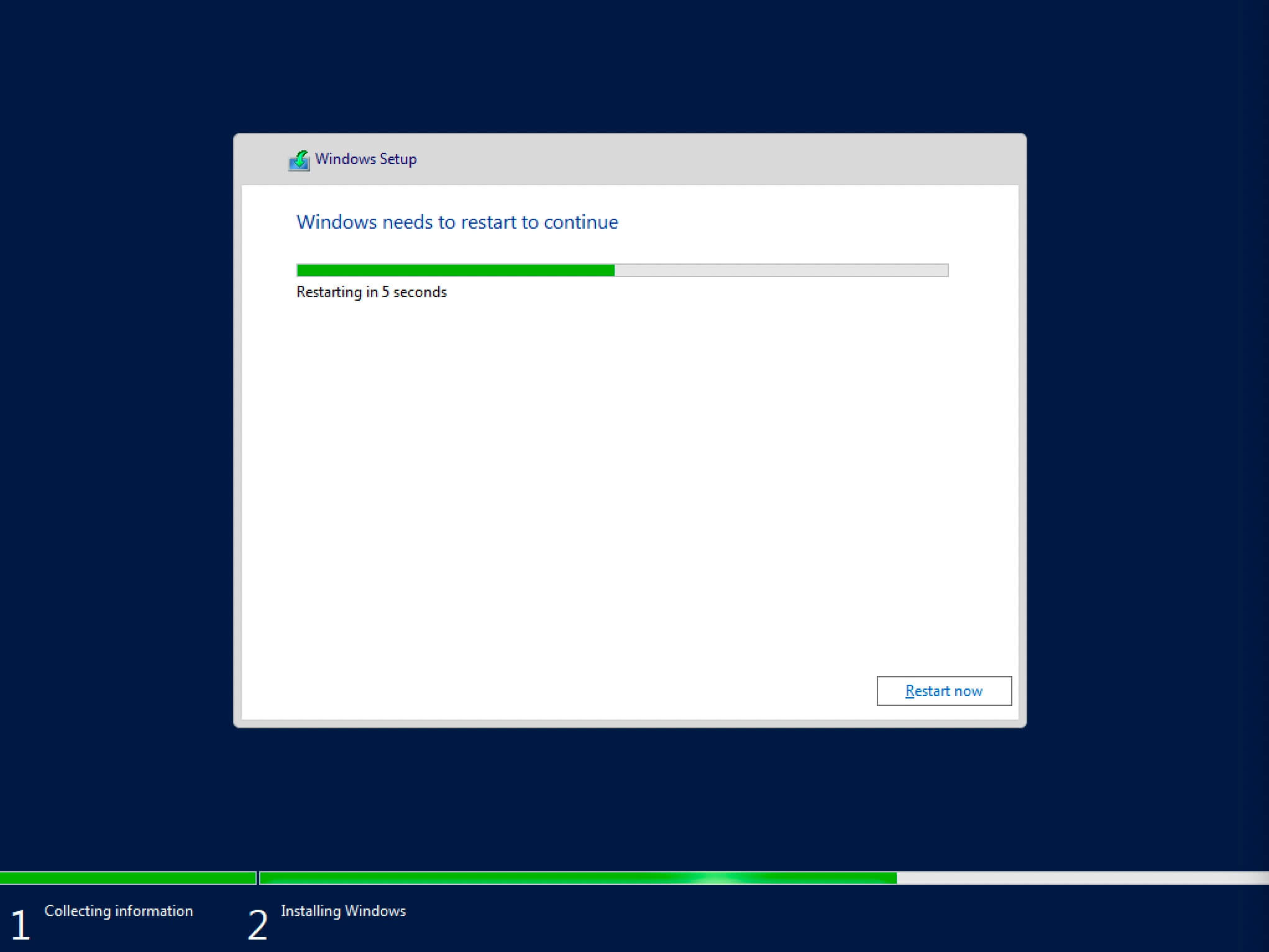 Install Windows Server 2019