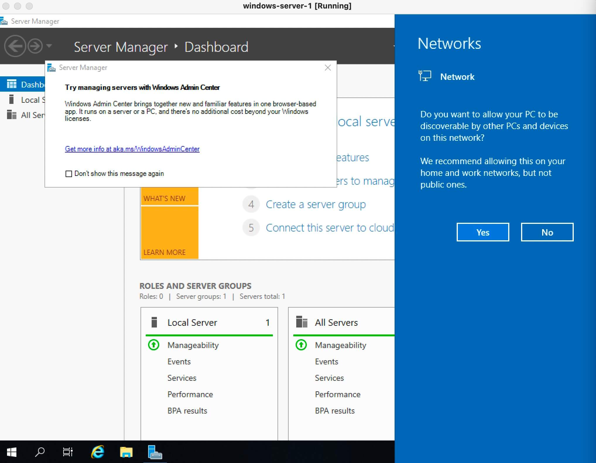 Install Windows Server 2019